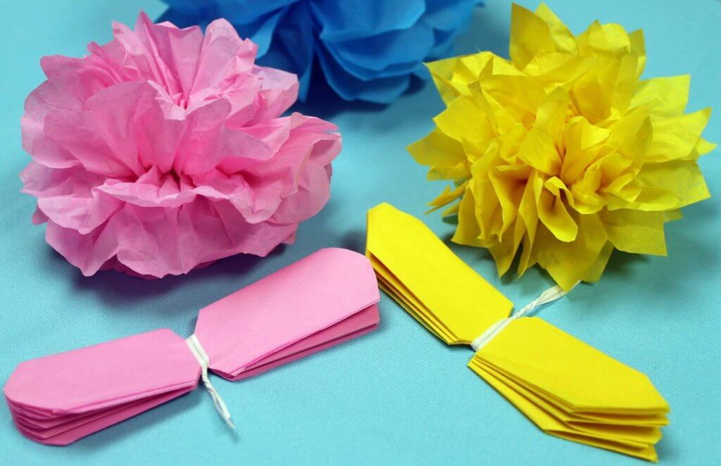 Tissue Paper Flowers  What Can We Do With Paper And Glue
