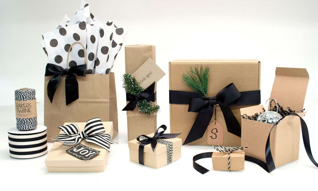 Black Kraft Paper Giftwrap Ideas, Available from  shop …
