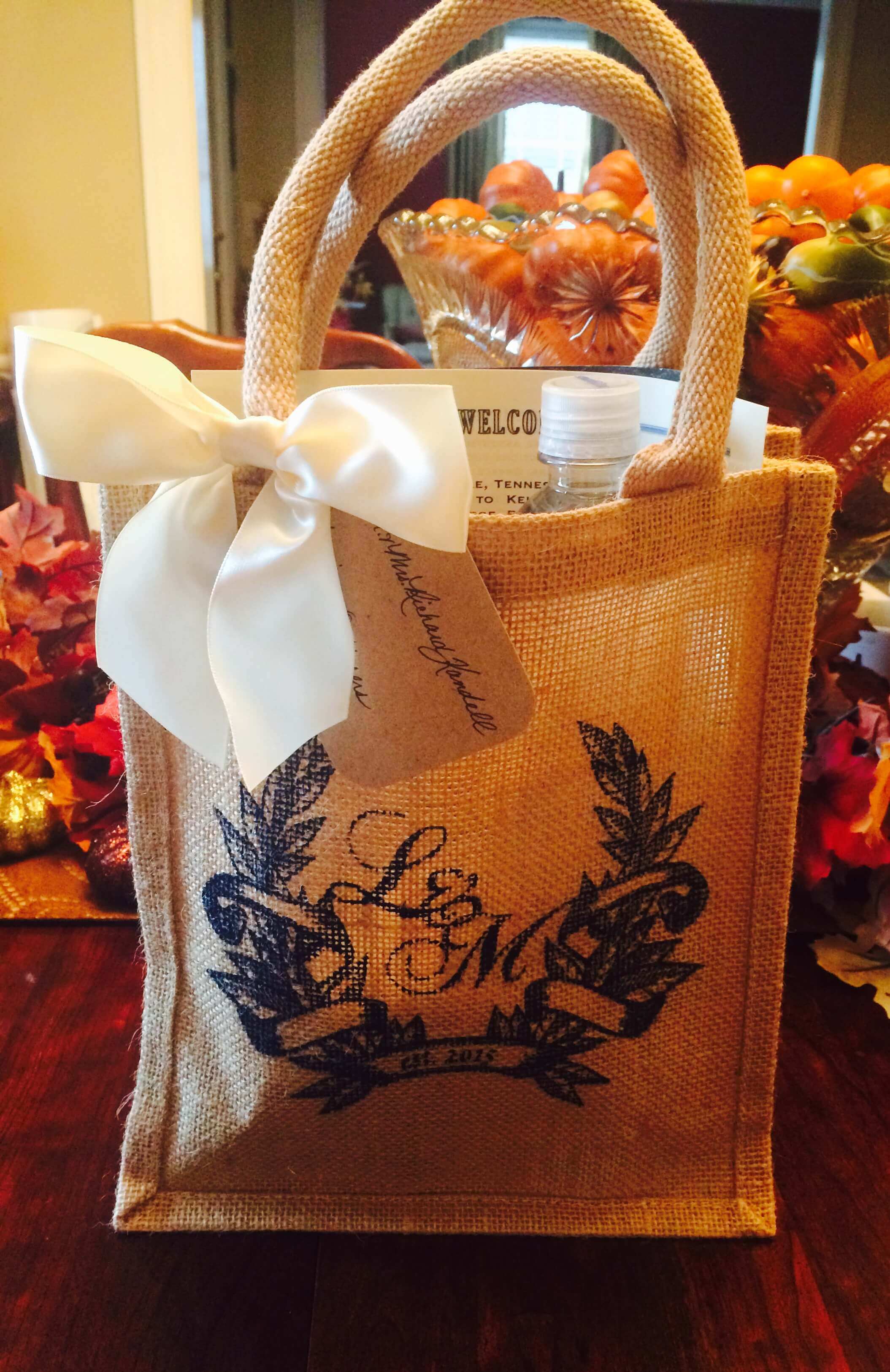 Surprise Your Wedding Guests with Custom Printed Gift Bags - Nashville  Wraps Blog