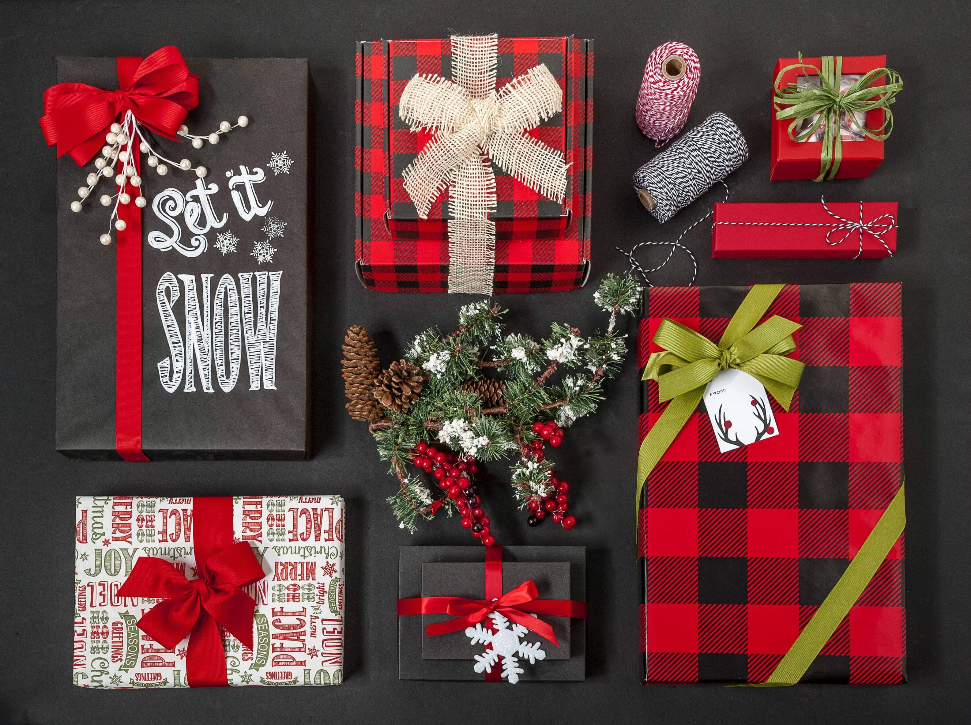 Buffalo Plaid Rustic Holiday Wrappings Nashville Wraps Blog