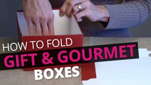 How to fold gift & gourmet boxes